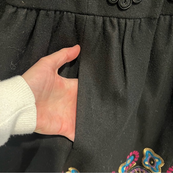 Anthropologie Tracy Reese Elimovna Embroidered Coat - Picture 4 of 13